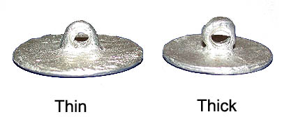 Button Backs - Thin